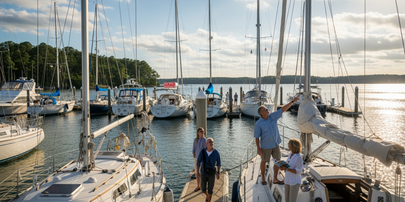 sailboat on Chesapeake Bay - used sailboats for sale virginia