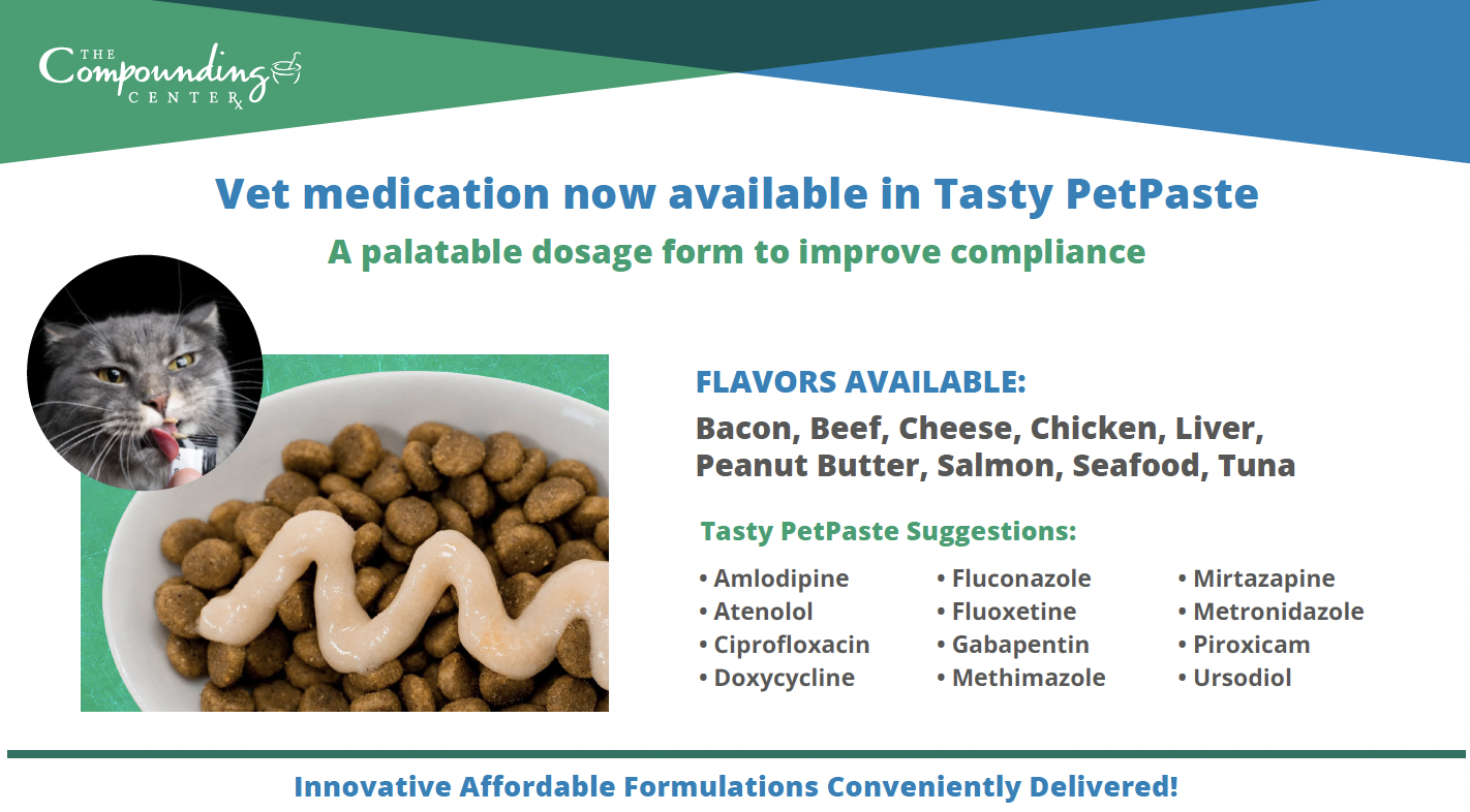 A Veterinarian s New Prescribing Ally Tasty PetPaste The Compounding Center Leesburg VA 703 779 3301