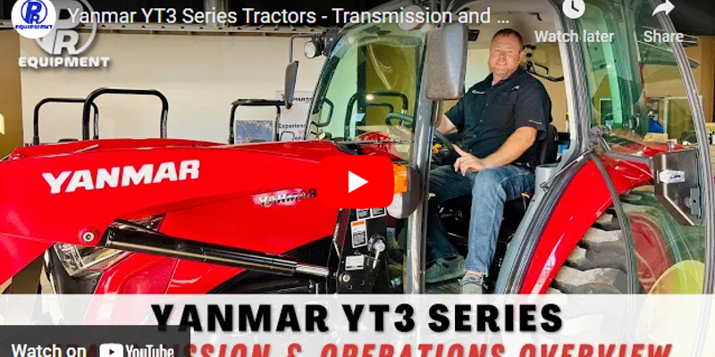 Yanmar YT3 Series Tractors Transmission and Operation Overview Tractor ...