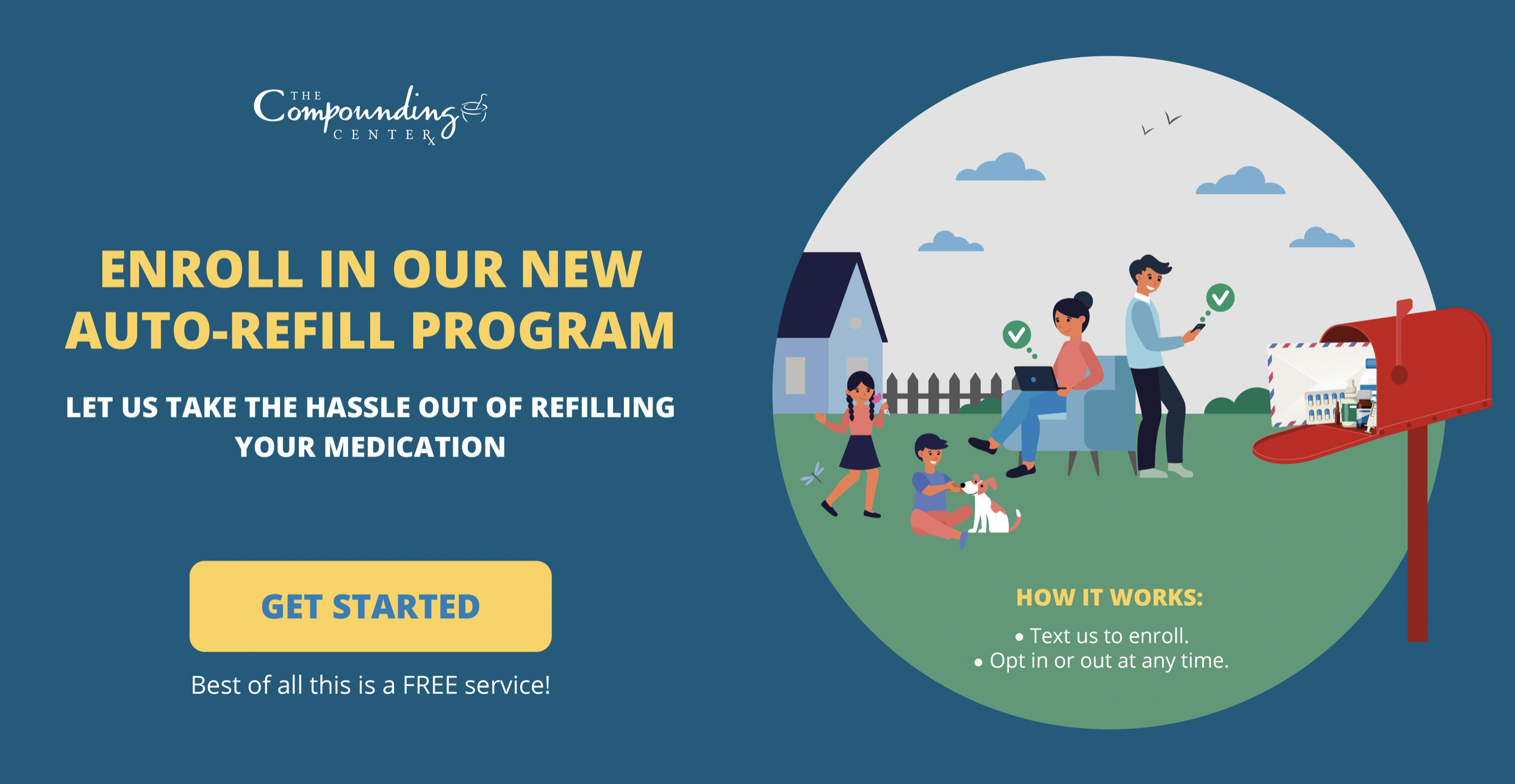 Never Worry About Your Medication Refills Anymore! Introducing, Our