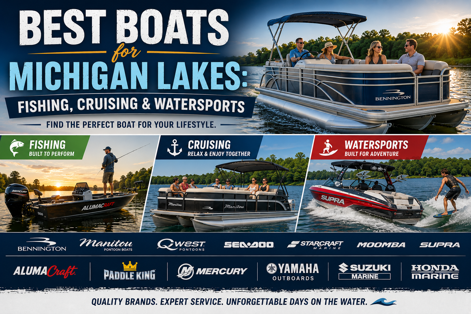 Best Boats for Michigan Lakes: Fishing, Cruising & Watersports | Fox Marine