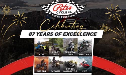 Celebrating 87 Years of Excellence - Pete's Cycle