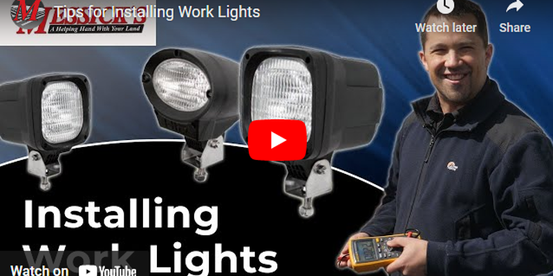 How to Install Work Lights On Your Tractor Tractor Ranch Company ...