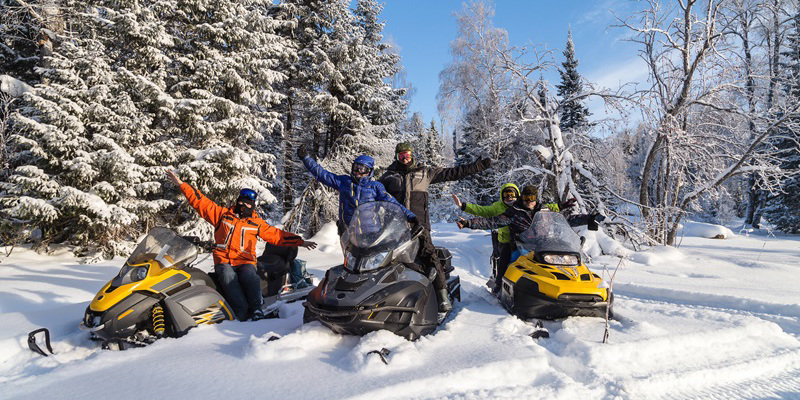 Snowmobiles on NH Trails