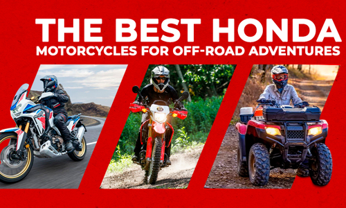 The best Honda motorcycles for off-road adventures