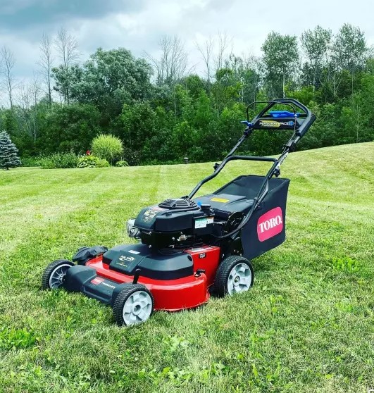 The proper way to tilt your lawn mower or snow blower for oil changes