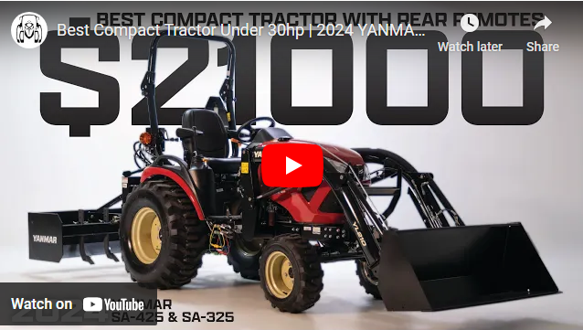YANMAR SA425 Best Compact Tractor Under 30hp Tractor Ranch Company ...