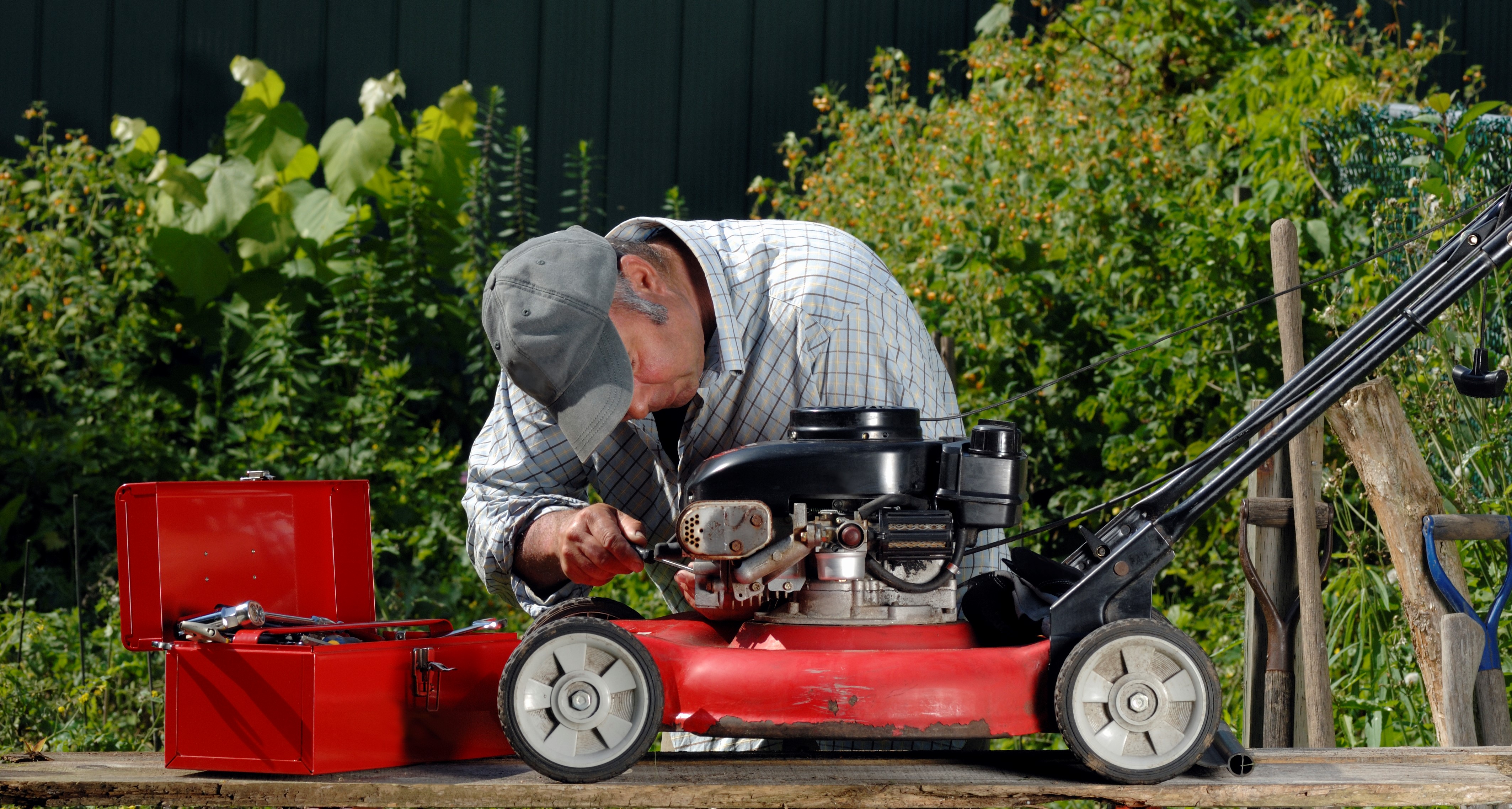 Sharp best sale mower repair