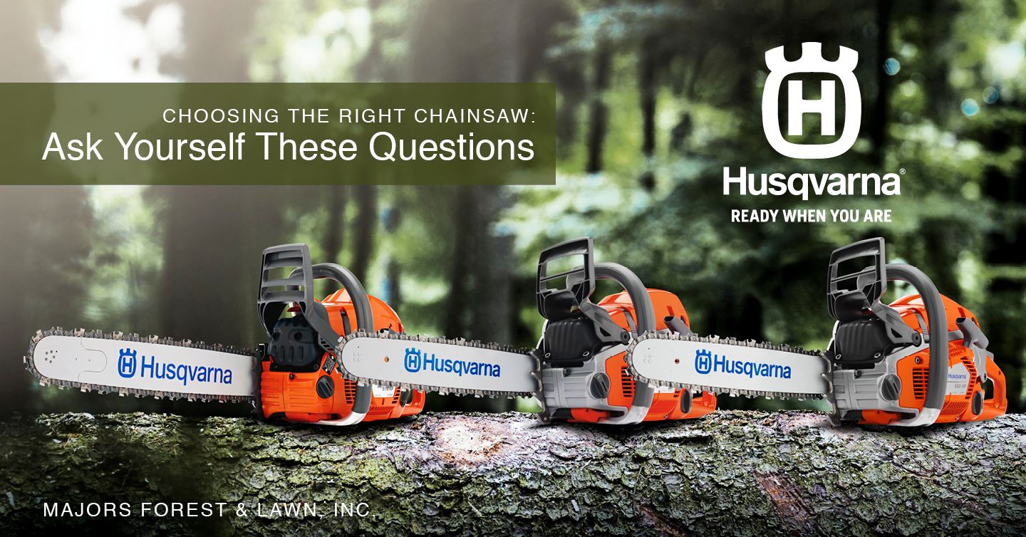 How to choose your Chainsaw