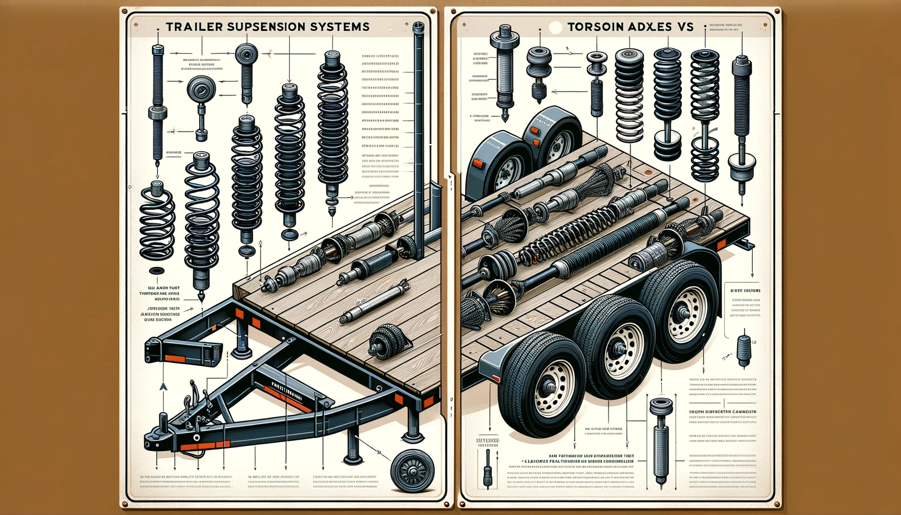 Understanding Trailer Suspension: Leaf Springs vs. Torsion Axles