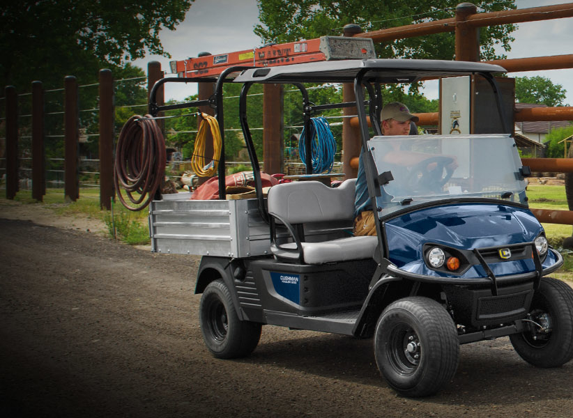 How Cushman® Golf Carts Help Around the Farm Power Equipment Solutions